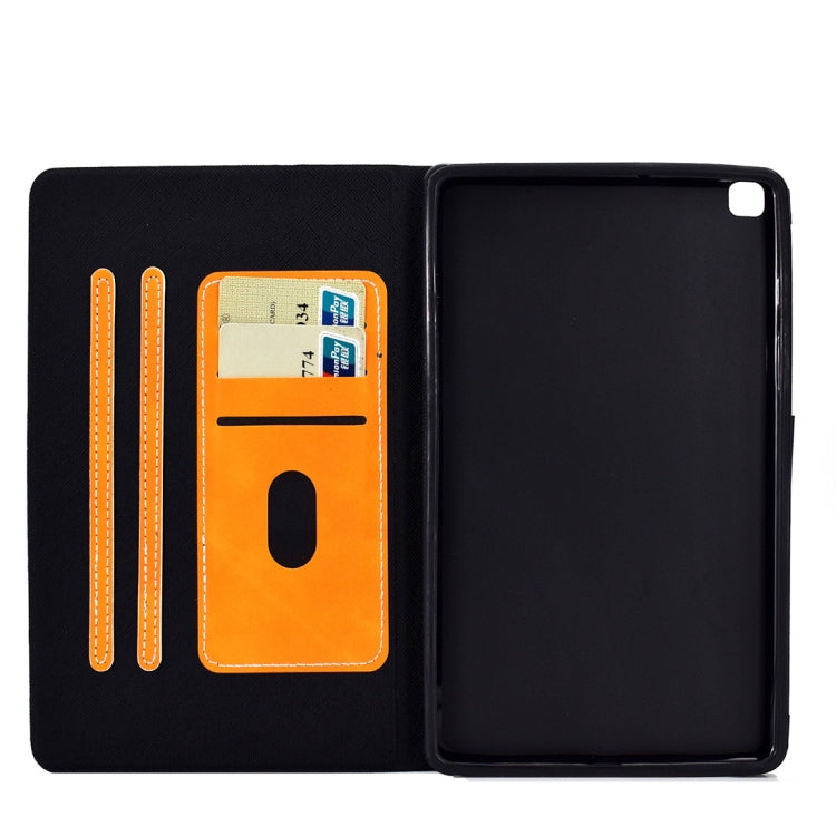 For Samsung Galaxy Tab A 8.0 (2019) T290/T295 Cowhide Texture Horizontal Flip Leather Case with Holder & Card Slots