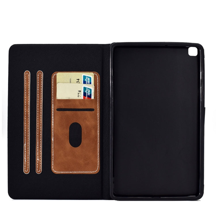 For Samsung Galaxy Tab A 8.0 (2019) T290/T295 Cowhide Texture Horizontal Flip Leather Case with Holder & Card Slots
