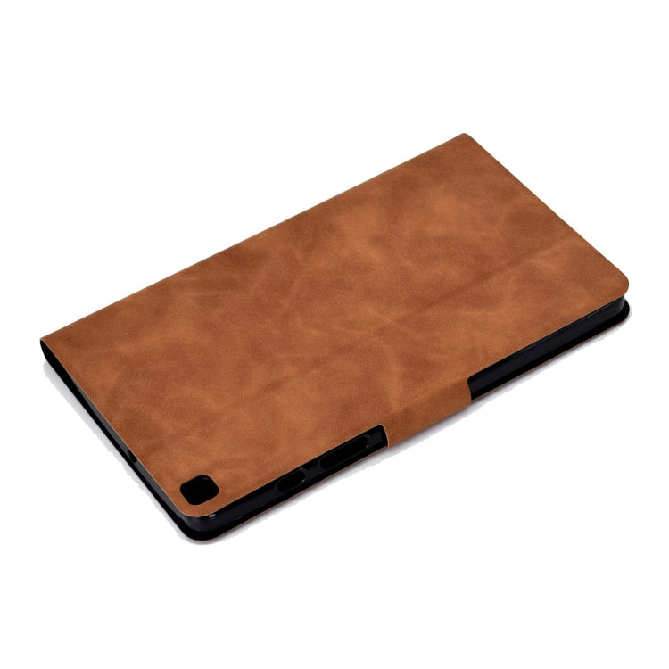 For Samsung Galaxy Tab A 8.0 (2019) T290/T295 Cowhide Texture Horizontal Flip Leather Case with Holder & Card Slots