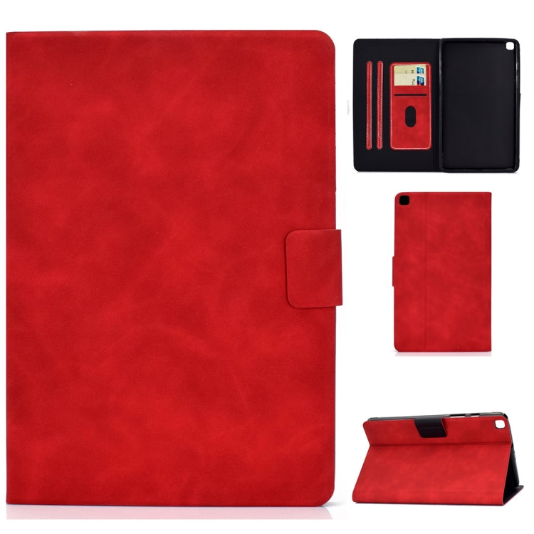 For Samsung Galaxy Tab A 8.0 (2019) T290/T295 Cowhide Texture Horizontal Flip Leather Case with Holder & Card Slots