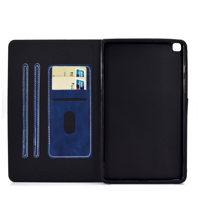 For Samsung Galaxy Tab A 8.0 (2019) T290/T295 Cowhide Texture Horizontal Flip Leather Case with Holder & Card Slots