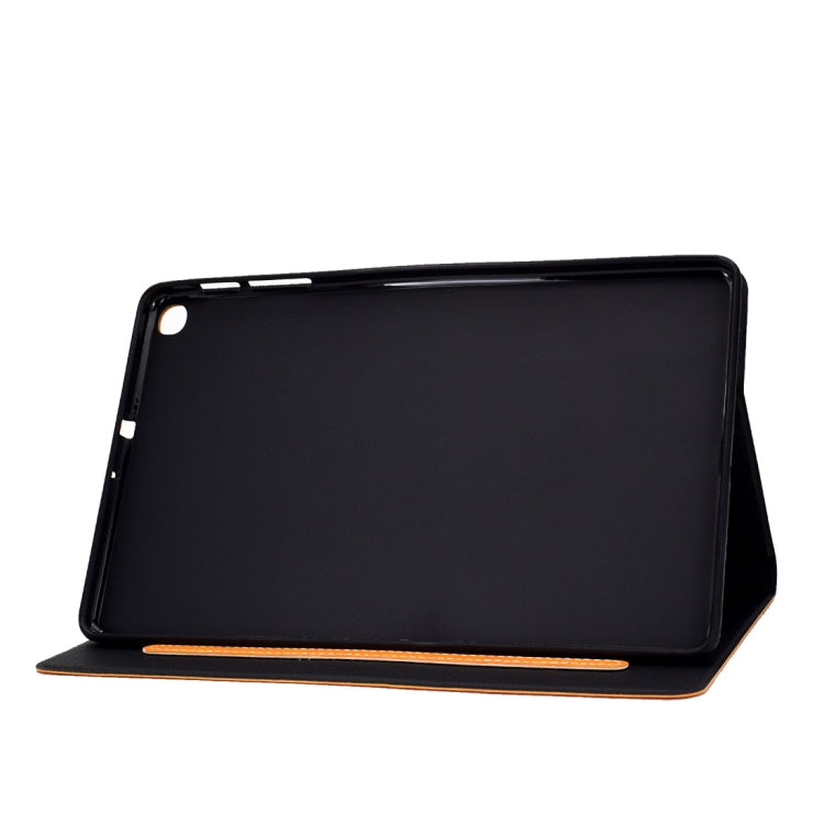For Samsung Galaxy Tab A 10.1 (2019) T510/T515 Cowhide Texture Horizontal Flip Leather Case with Holder & Card Slots