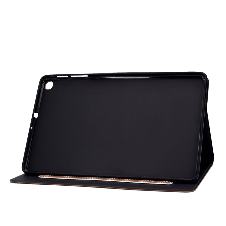 For Samsung Galaxy Tab A 10.1 (2019) T510/T515 Cowhide Texture Horizontal Flip Leather Case with Holder & Card Slots