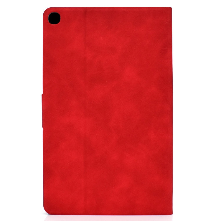 For Samsung Galaxy Tab A 10.1 (2019) T510/T515 Cowhide Texture Horizontal Flip Leather Case with Holder & Card Slots