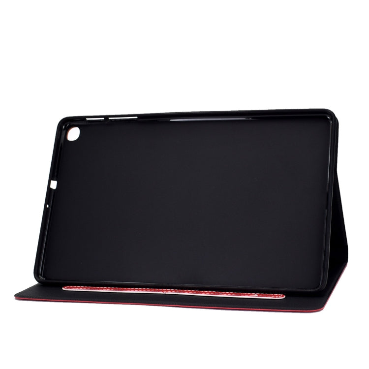 For Samsung Galaxy Tab A 10.1 (2019) T510/T515 Cowhide Texture Horizontal Flip Leather Case with Holder & Card Slots