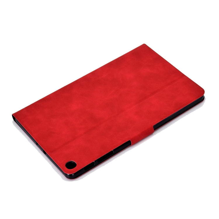 For Samsung Galaxy Tab A 10.1 (2019) T510/T515 Cowhide Texture Horizontal Flip Leather Case with Holder & Card Slots