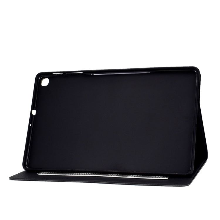 For Samsung Galaxy Tab A 10.1 (2019) T510/T515 Cowhide Texture Horizontal Flip Leather Case with Holder & Card Slots