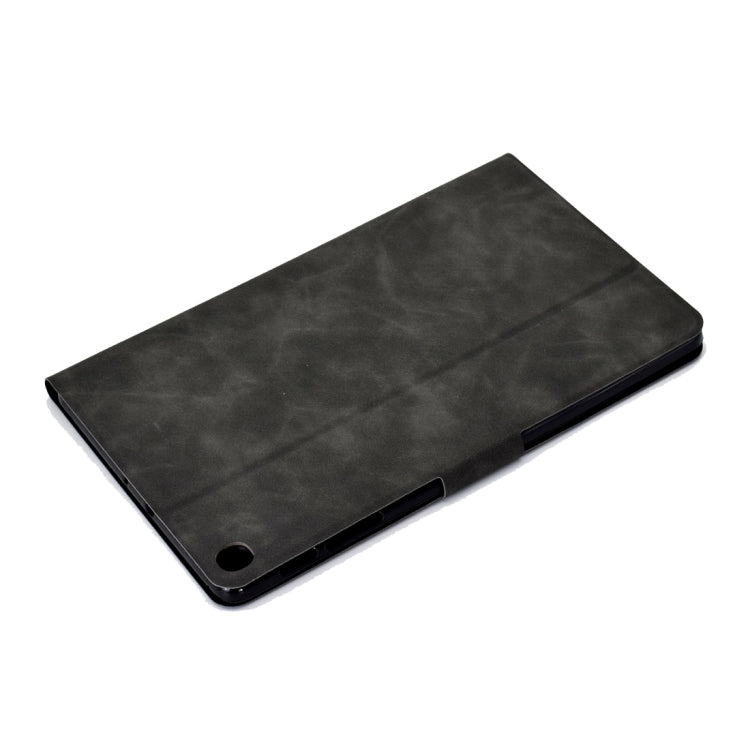 For Samsung Galaxy Tab A 10.1 (2019) T510/T515 Cowhide Texture Horizontal Flip Leather Case with Holder & Card Slots
