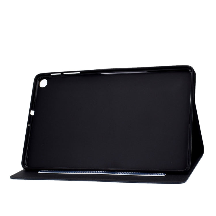 For Samsung Galaxy Tab A 10.1 (2019) T510/T515 Cowhide Texture Horizontal Flip Leather Case with Holder & Card Slots