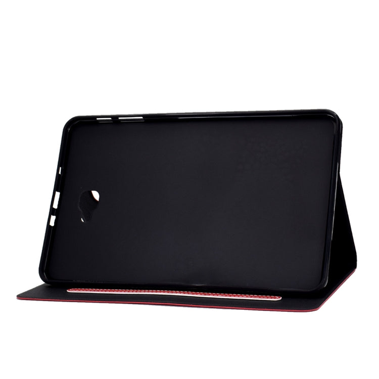 For Samsung Galaxy Tab A 10.1 (2016) T580/T585 Cowhide Texture Horizontal Flip Leather Case with Holder & Card Slots & Sleep / Wake-up Function