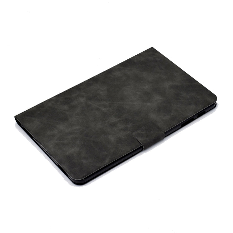 For Samsung Galaxy Tab A 10.1 (2016) T580/T585 Cowhide Texture Horizontal Flip Leather Case with Holder & Card Slots & Sleep / Wake-up Function