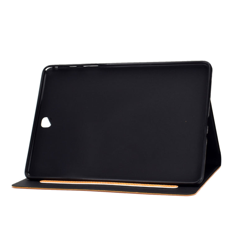 For Samsung Galaxy Tab A 9.7 T550/T555C Cowhide Texture Horizontal Flip Leather Case with Holder & Card Slots & Sleep / Wake-up Function