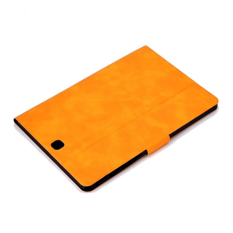 For Samsung Galaxy Tab A 9.7 T550/T555C Cowhide Texture Horizontal Flip Leather Case with Holder & Card Slots & Sleep / Wake-up Function