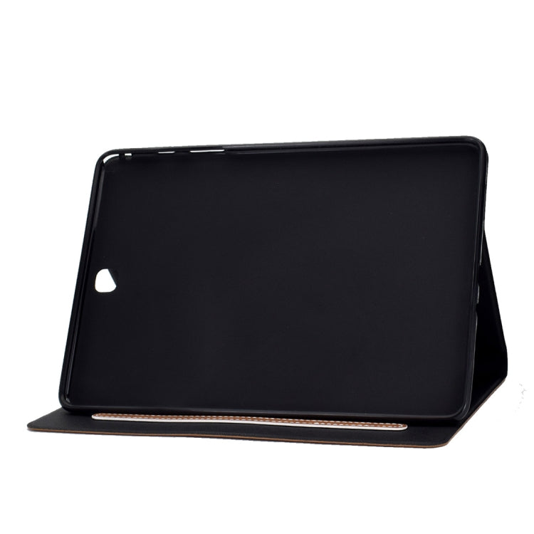 For Samsung Galaxy Tab A 9.7 T550/T555C Cowhide Texture Horizontal Flip Leather Case with Holder & Card Slots & Sleep / Wake-up Function