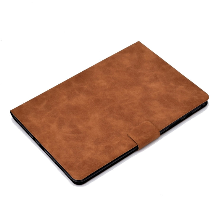 For Samsung Galaxy Tab A 9.7 T550/T555C Cowhide Texture Horizontal Flip Leather Case with Holder & Card Slots & Sleep / Wake-up Function