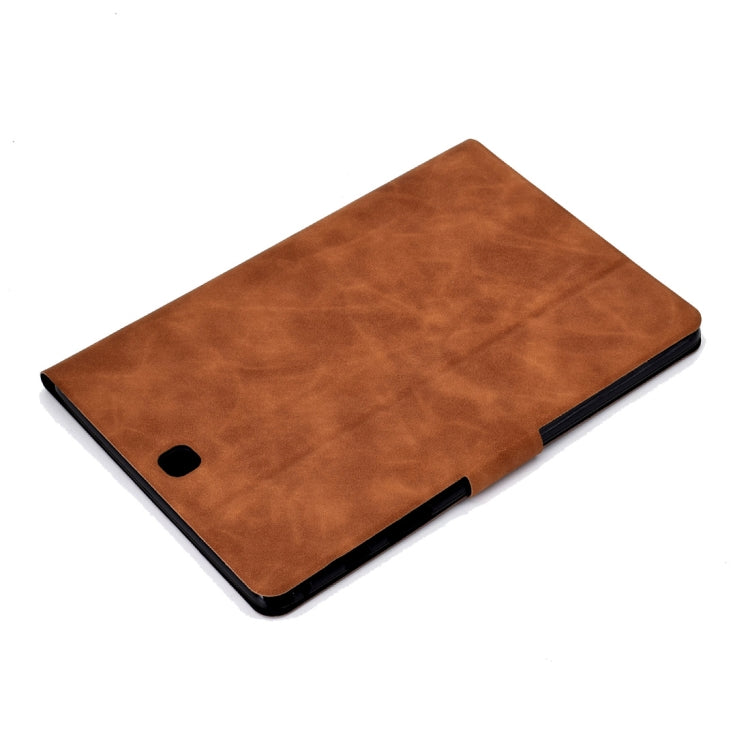 For Samsung Galaxy Tab A 9.7 T550/T555C Cowhide Texture Horizontal Flip Leather Case with Holder & Card Slots & Sleep / Wake-up Function