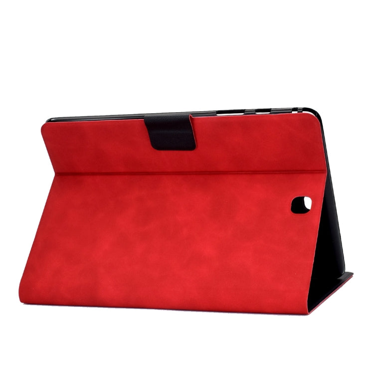 For Samsung Galaxy Tab A 9.7 T550/T555C Cowhide Texture Horizontal Flip Leather Case with Holder & Card Slots & Sleep / Wake-up Function