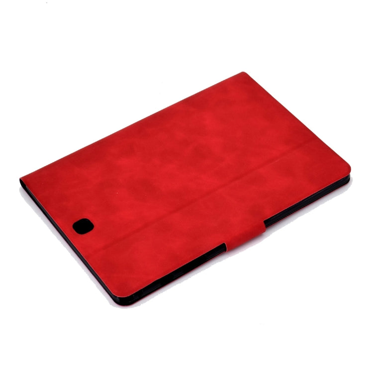 For Samsung Galaxy Tab A 9.7 T550/T555C Cowhide Texture Horizontal Flip Leather Case with Holder & Card Slots & Sleep / Wake-up Function
