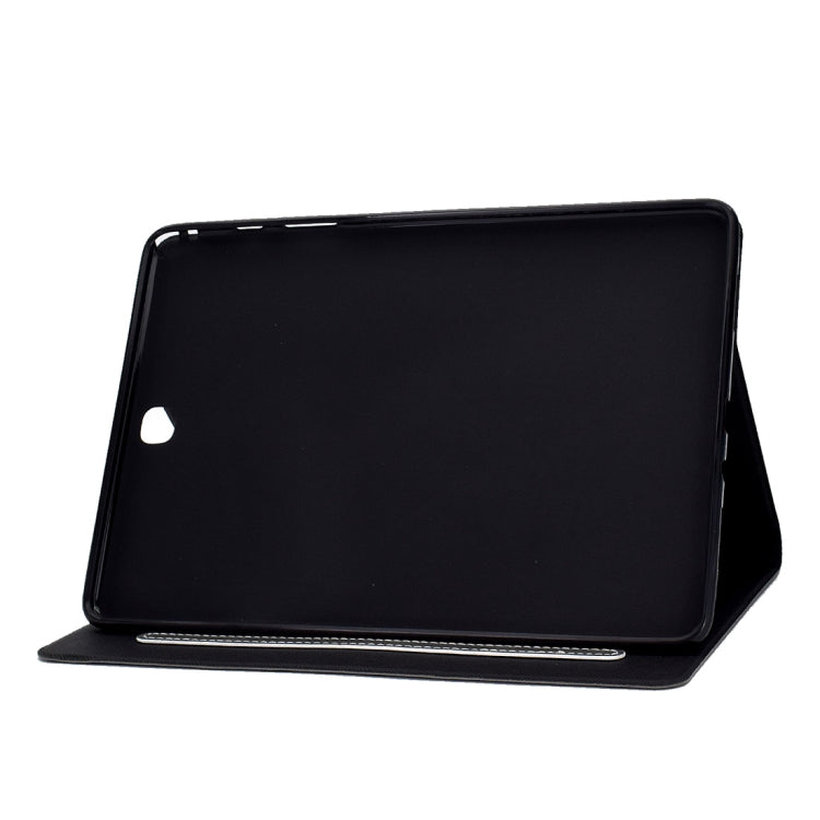 For Samsung Galaxy Tab A 9.7 T550/T555C Cowhide Texture Horizontal Flip Leather Case with Holder & Card Slots & Sleep / Wake-up Function