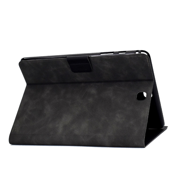 For Samsung Galaxy Tab A 9.7 T550/T555C Cowhide Texture Horizontal Flip Leather Case with Holder & Card Slots & Sleep / Wake-up Function