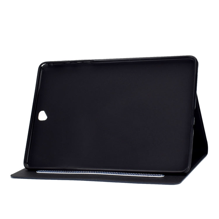 For Samsung Galaxy Tab A 9.7 T550/T555C Cowhide Texture Horizontal Flip Leather Case with Holder & Card Slots & Sleep / Wake-up Function
