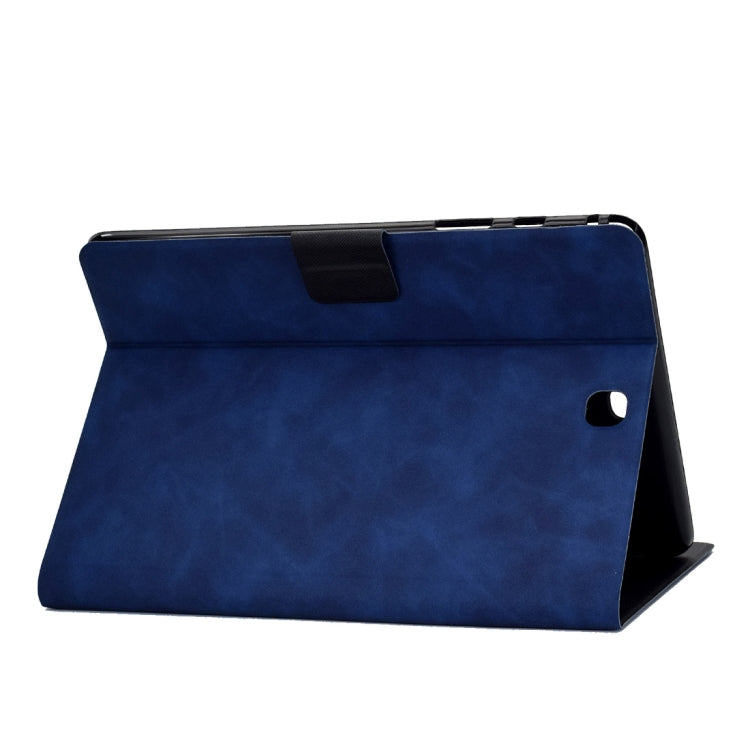 For Samsung Galaxy Tab A 9.7 T550/T555C Cowhide Texture Horizontal Flip Leather Case with Holder & Card Slots & Sleep / Wake-up Function