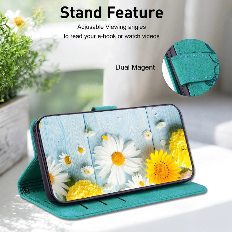 For Sony Xperia 1 VI Lily Embossed Leather Phone Case
