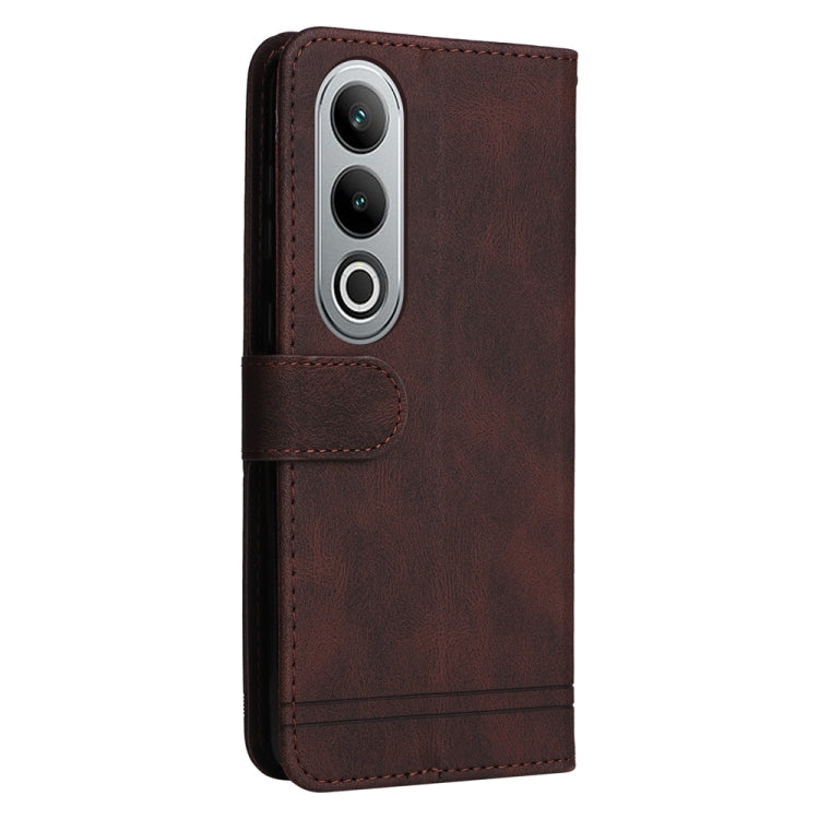 For OnePlus Nord CE4 Skin Feel Life Tree Metal Button Leather Phone Case