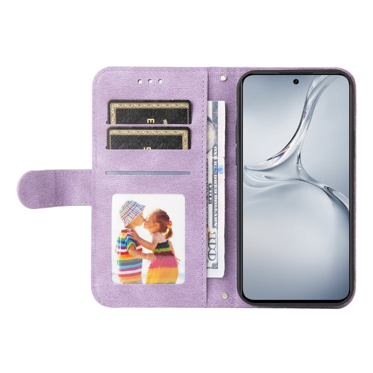 For OnePlus Nord CE4 Lite Skin Feel Life Tree Metal Button Leather Phone Case