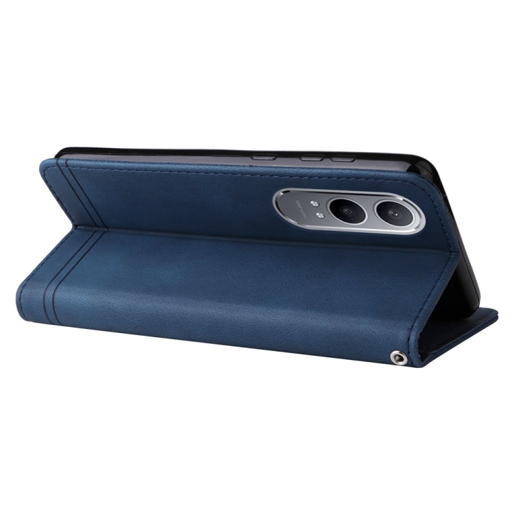 For OnePlus Nord CE4 Lite Skin Feel Life Tree Metal Button Leather Phone Case