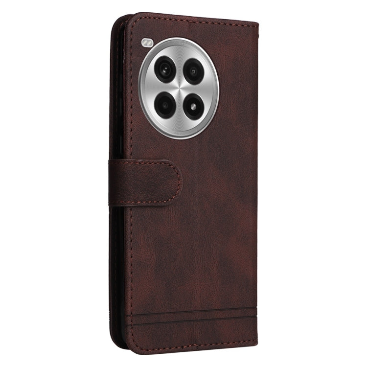 For OnePlus Ace 3 Pro Skin Feel Life Tree Metal Button Leather Phone Case