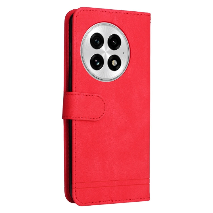 For OnePlus 13 Skin Feel Life Tree Metal Button Leather Phone Case