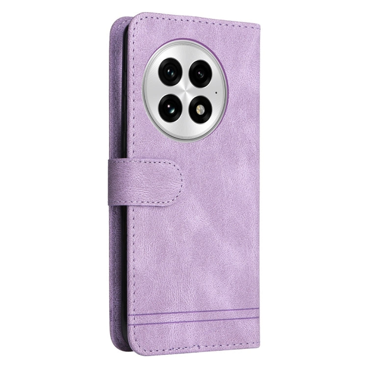 For OnePlus 13 Skin Feel Life Tree Metal Button Leather Phone Case