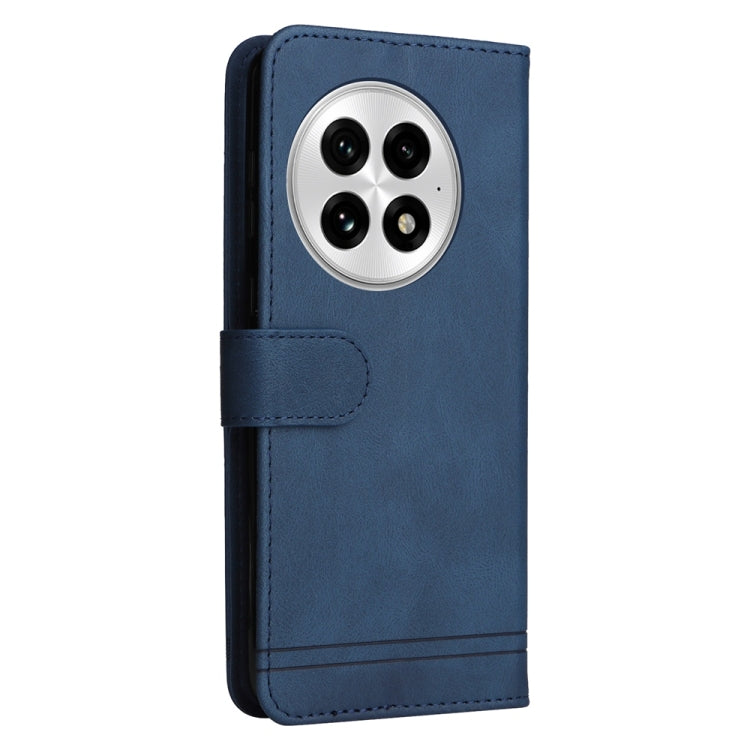 For OnePlus 13 Skin Feel Life Tree Metal Button Leather Phone Case