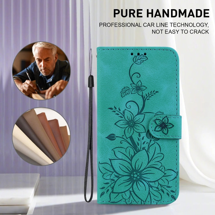 For OnePlus Nord CE4 5G Lily Embossed Leather Phone Case