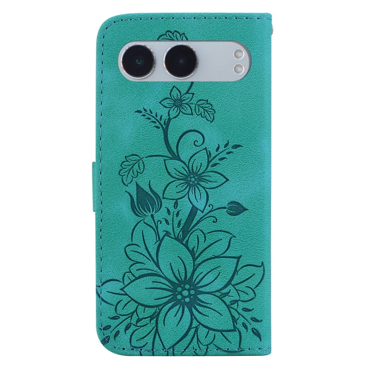 For OnePlus Nord 4 Lily Embossed Leather Phone Case