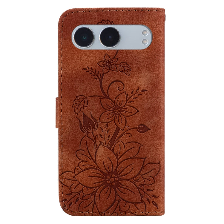 For OnePlus Nord 4 Lily Embossed Leather Phone Case
