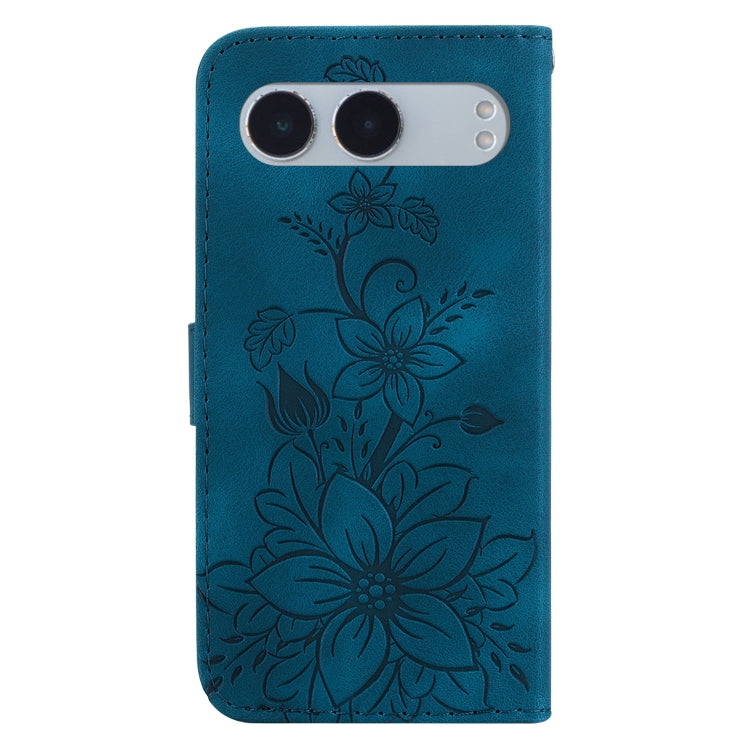 For OnePlus Nord 4 Lily Embossed Leather Phone Case