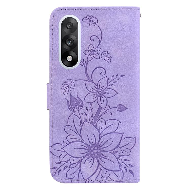 For OnePlus Ace 5 Ultra / Nord 5 5G Lily Embossed Leather Phone Case