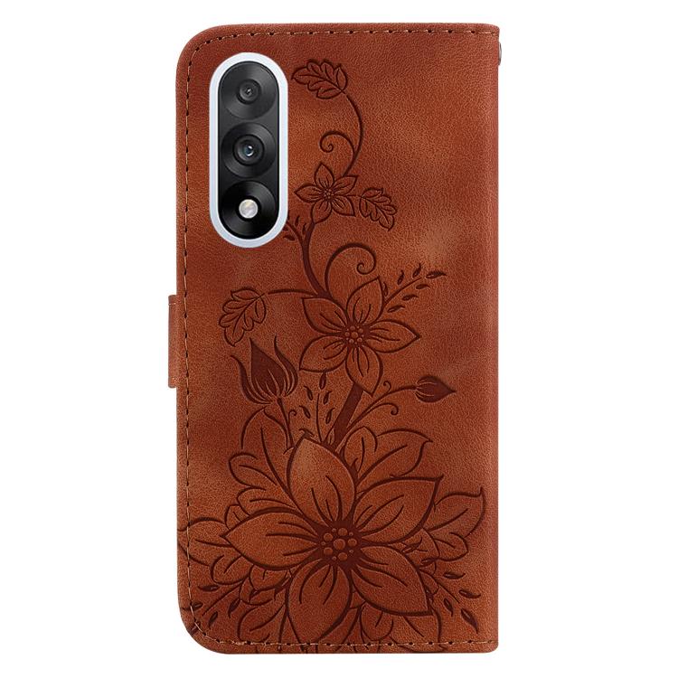 For OnePlus Ace 5 Ultra / Nord 5 5G Lily Embossed Leather Phone Case