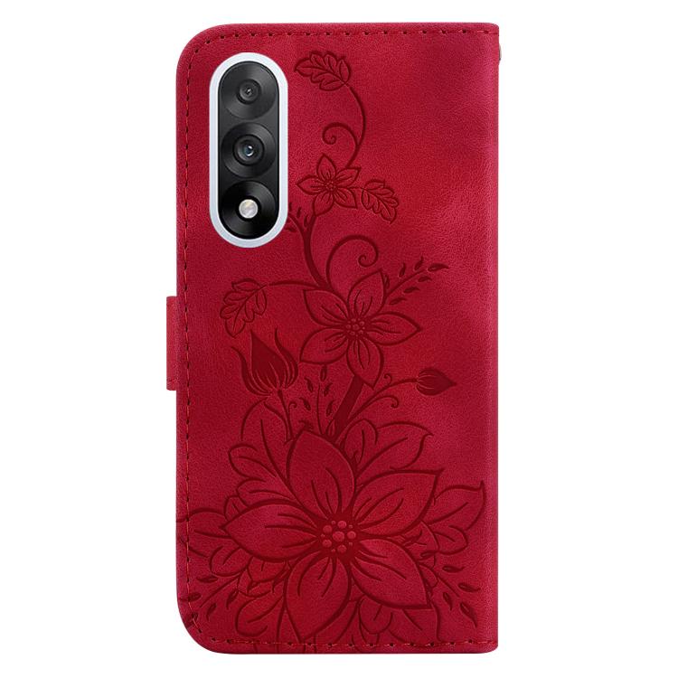 For OnePlus Ace 5 Ultra / Nord 5 5G Lily Embossed Leather Phone Case
