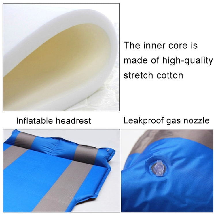 Universal Car Polyester Pongee Sleeping Mat Mattress Off-road SUV Trunk Travel Inflatable Mattress Air Bed, Size:195 x 130 x 109cm