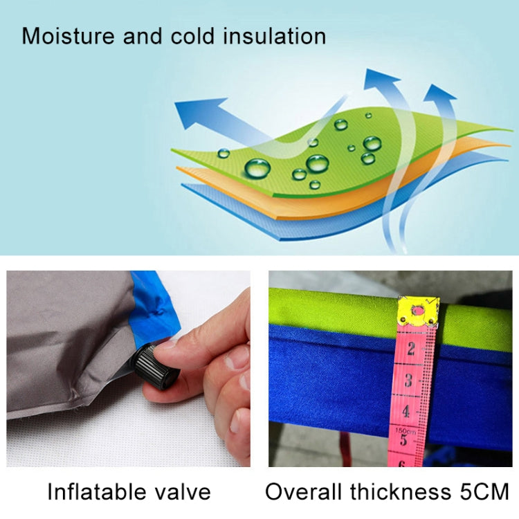 Universal Car Suede Sleeping Mat Mattress Off-road SUV Trunk Travel Inflatable Mattress Air Bed, Size:180 x 130 x 102cm