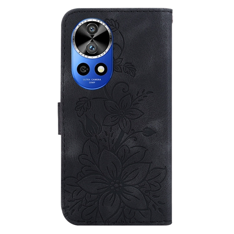For Huawei nova 12 Ultra Lily Embossed Leather Phone Case