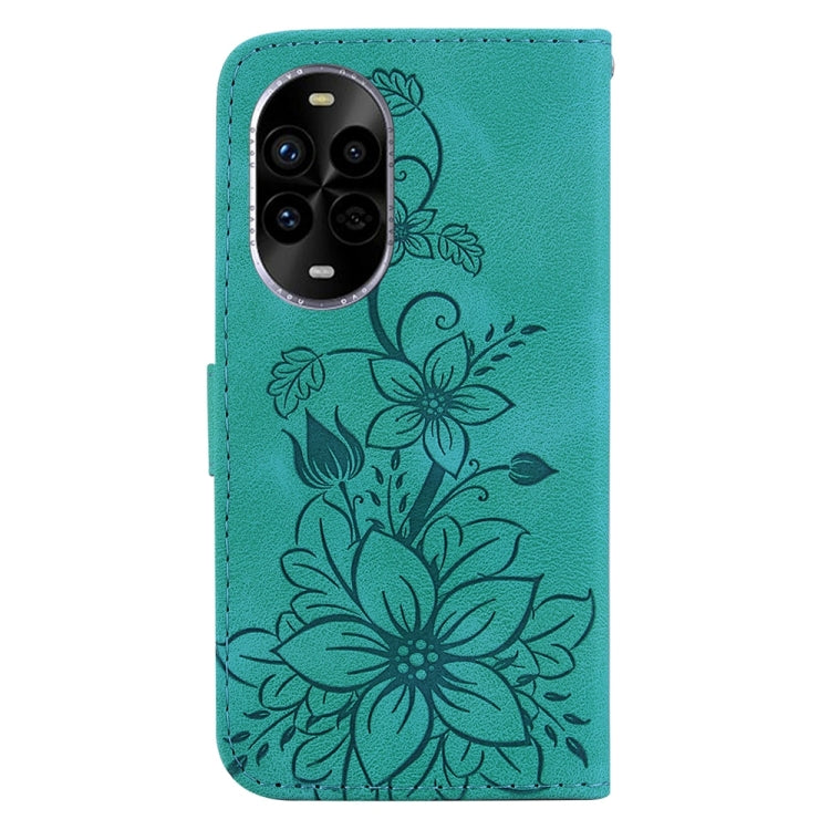 For Huawei nova 13 Pro Lily Embossed Leather Phone Case