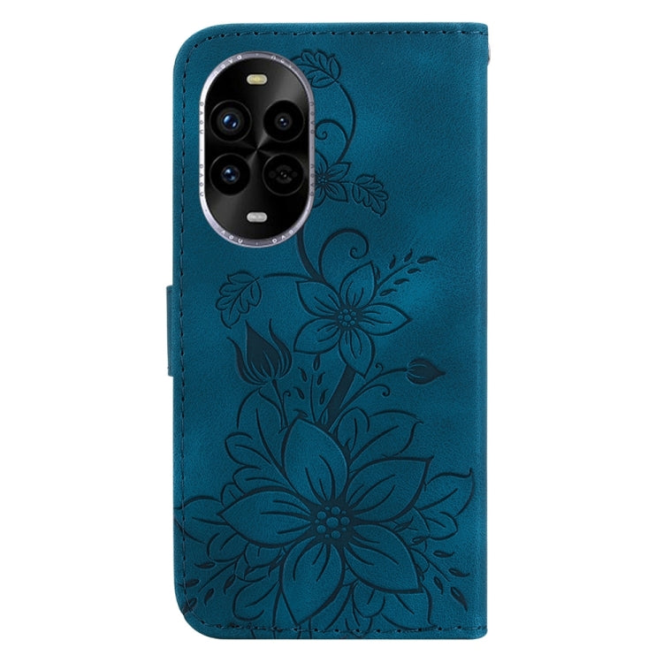 For Huawei nova 13 Pro Lily Embossed Leather Phone Case