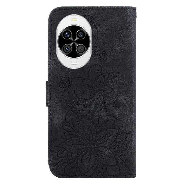 For Huawei nova 14 Lily Embossed Leather Phone Case