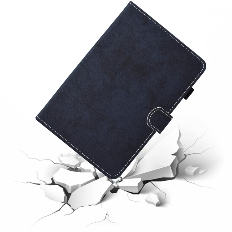 For Amazon Kindle Fire HD 8 (2020) Marble Style Cloth Texture Tablet PC Protective Leather Case with Bracket & Card Slot & Pen Slot & Anti Skid Strip & Wake-up / Sleep Function