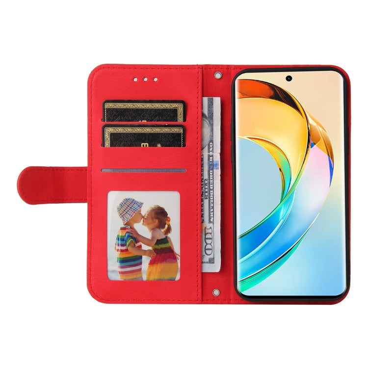 For Honor X50 Skin Feel Life Tree Metal Button Leather Phone Case