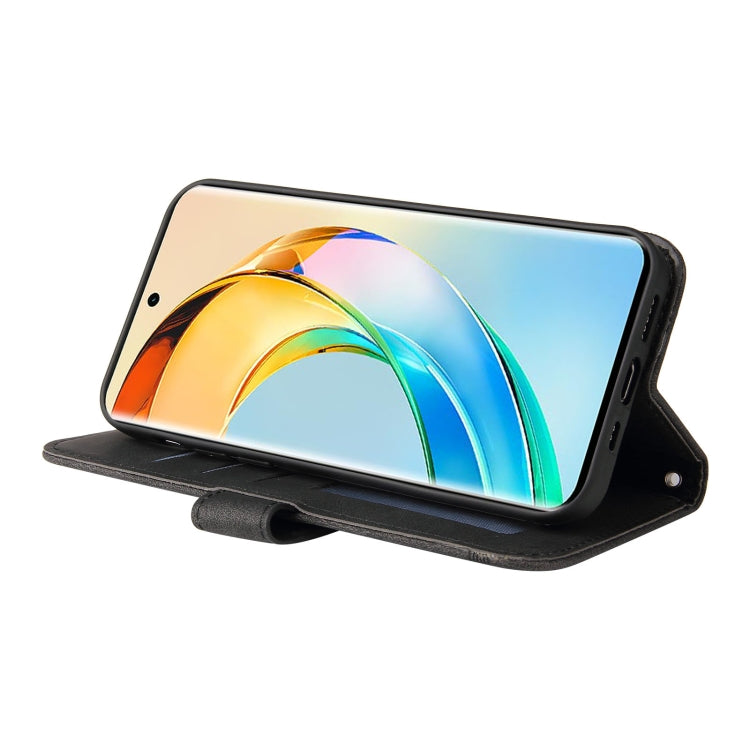 For Honor X50 Skin Feel Life Tree Metal Button Leather Phone Case